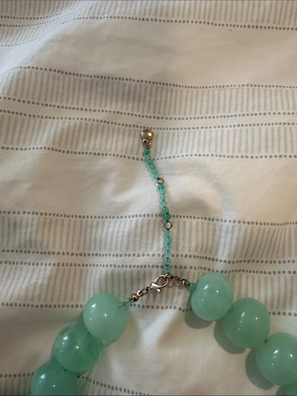 Baublebar Joan Green Jade Bead Necklace - Precious Necklace - Picture 3 of 3